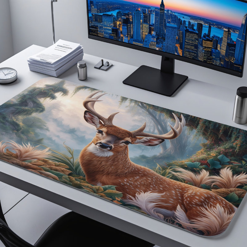 Polyester Desk Pad, 31.5x15.5
