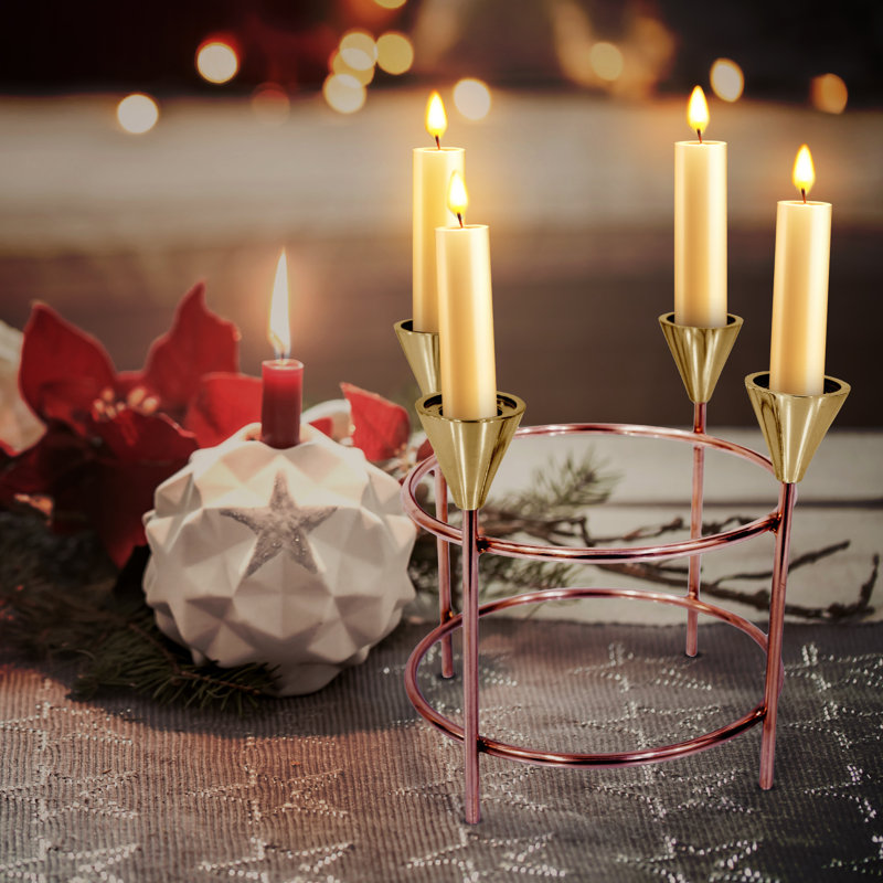 7.1'' H Aluminum Tabletop Candelabra