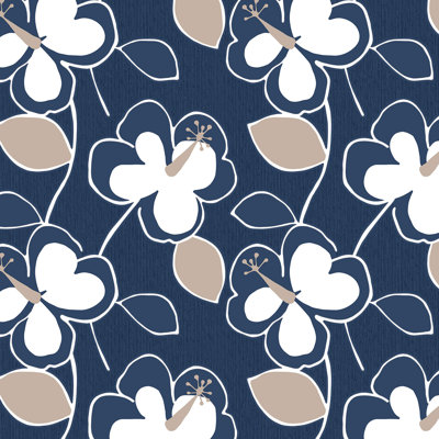 Rouleau de papier peint Jamahri Flower Power L 33 pi x l 20,5 po