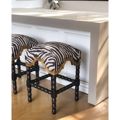 Mithusha Solid Wood Counter Stool