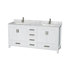 Sheffield 72" Double Bathroom Vanity Set