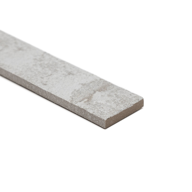Carreau de porcelaine lustré 2 po x 18 po Aria, Grigio