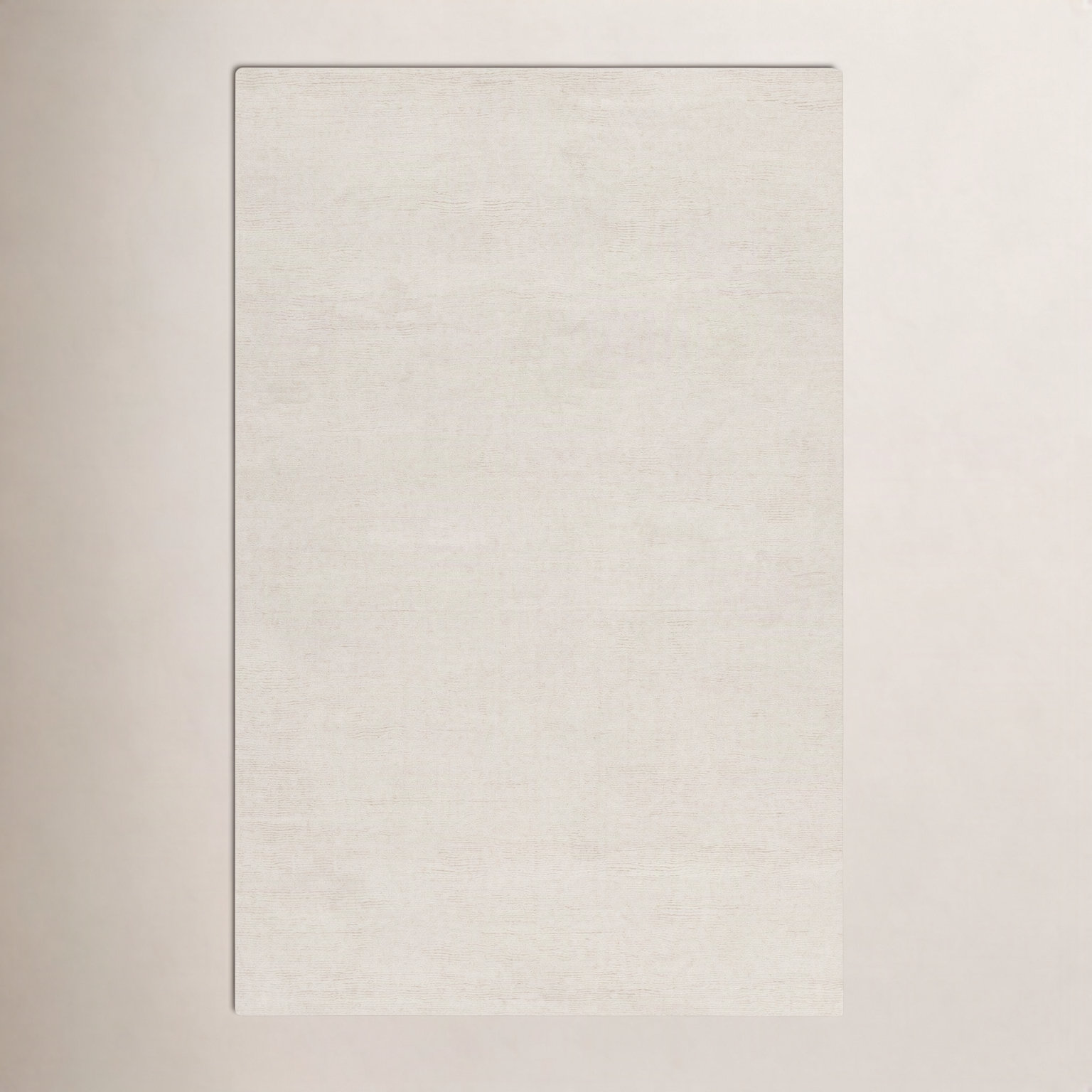 Crowe Light Beige Hand-Loomed Wool Rug, Rectangle 10' x 14'