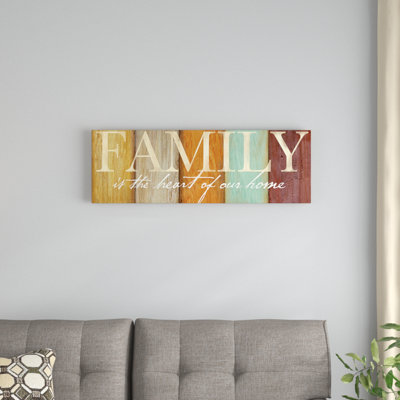 Cynthia Coulter Family Sentiment Sign I Spice by Cynthia Coulter - Unframed Panoramic Gallery-Wrapped Canvas Giclée on Canvas