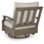 Fauteuil oscillant pivotant avec coussin Springbrook