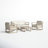 Lane 4-Person Patio Conversation Set with Acrylic Cushions-1385738574-1385738571