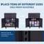 Coffre à outils à 5 tiroirs, armoire de rangement mobile en métal, gris - Gardez tous les outils à portée de main
