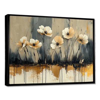 Minimalisme, désert, fleur d'œillets IV - œillets, art mural