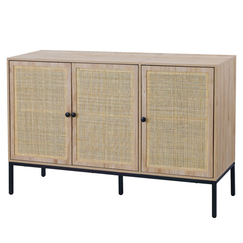 Beachcrest Home Leclair Natural Rattan 47'' Wide Sideboard & Reviews ...