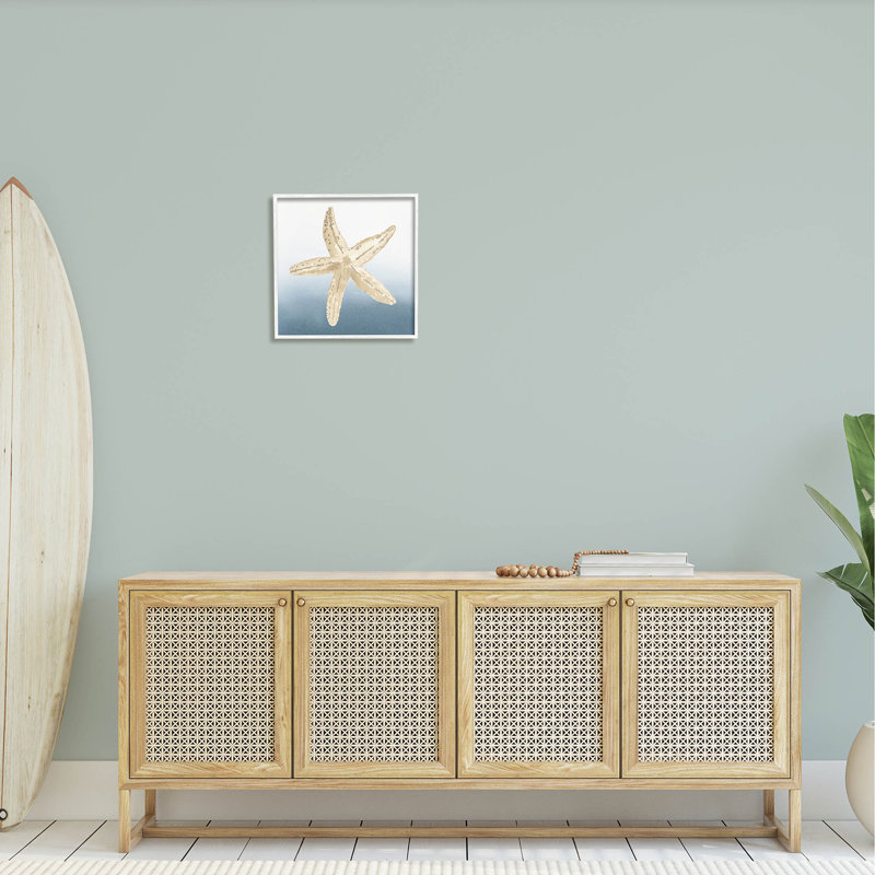 «Summer Beach Life», art de la giclée par Lucille Price, H 17 po x l 17 po x P 1,5 po, Giclée encadrée blanc bord de mer