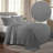 Superior Florin 100% Cotton Matelassé Jacquard Scrolling Medallion Bedspread Set-788619800-788619798