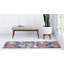 Tapis géométrique bleu marine / jaune / orange-1679067194