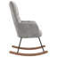 Chaise berçante en velours Khennedi-2140516102