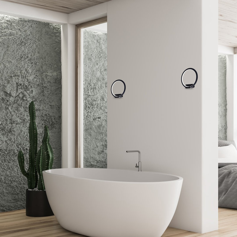 Akzel Steel LED Armed Sconce