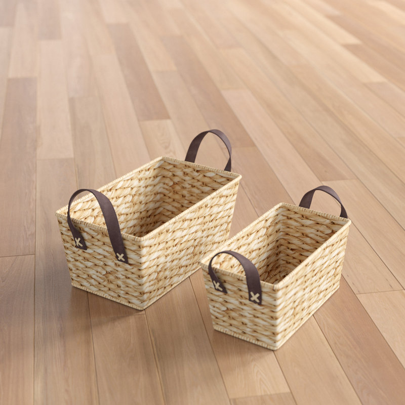 Ensemble de 2 paniers en osier