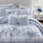 Adele Blue 5-Piece Full/Queen Comforter Set with Decorative Pillows-116621895-116621896