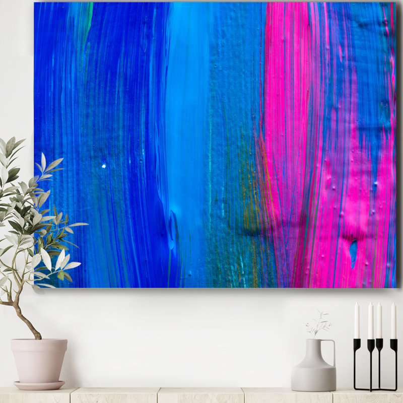 Huile sur toile, composition texturée V - reproduction d'art sur toile, H 36 po x l 46 po x P 1,5 po, Toile tendue