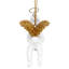 Poodle Dog Angel Holiday Ornament