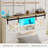Farmhouse Twin Xl Size Bed Frame With 2 Storage Drawers, Wooden Platform Twin Xl Bed With Led Lights And Charging Station, Rustic Headboard With Sliding Barn Door Storage Cabinets-1825556313