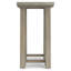 Console de rangement industrielle moderne en bois massif de 50 po avec chevalets Sawhorse-210679703-201559139