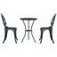 Vidaxl Garden Bistro Set 3 Pcs Aluminium-117955461