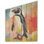 Charme de parade pingouin - pingouin sur bois-359868530
