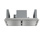 Arezzo 44-Inch Recessed Ceiling Range Hood, Dual Motors, 1200 CFM, Hybrid Filters, Remote Control