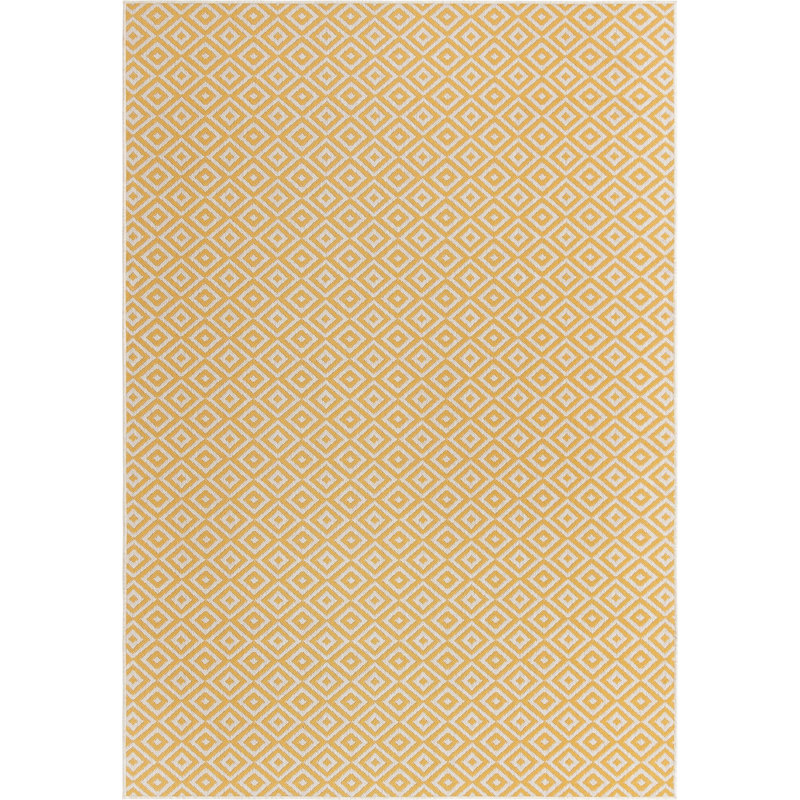 Outdoor Destiny Area Rug Clay Color, Rectangle 7' x 10'