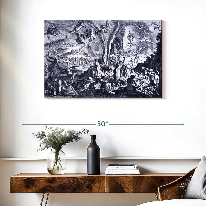 Kelan Witches Sabbath, 24" H x 36" W