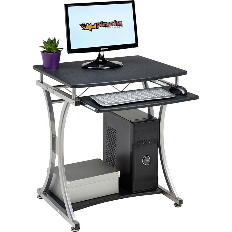 Scofield Computer Desk, Graphite Black