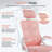 Joyti Ergonomic Task Chair with Headrest and Flip-up Armrest Lumbar-1531023748-1514823211