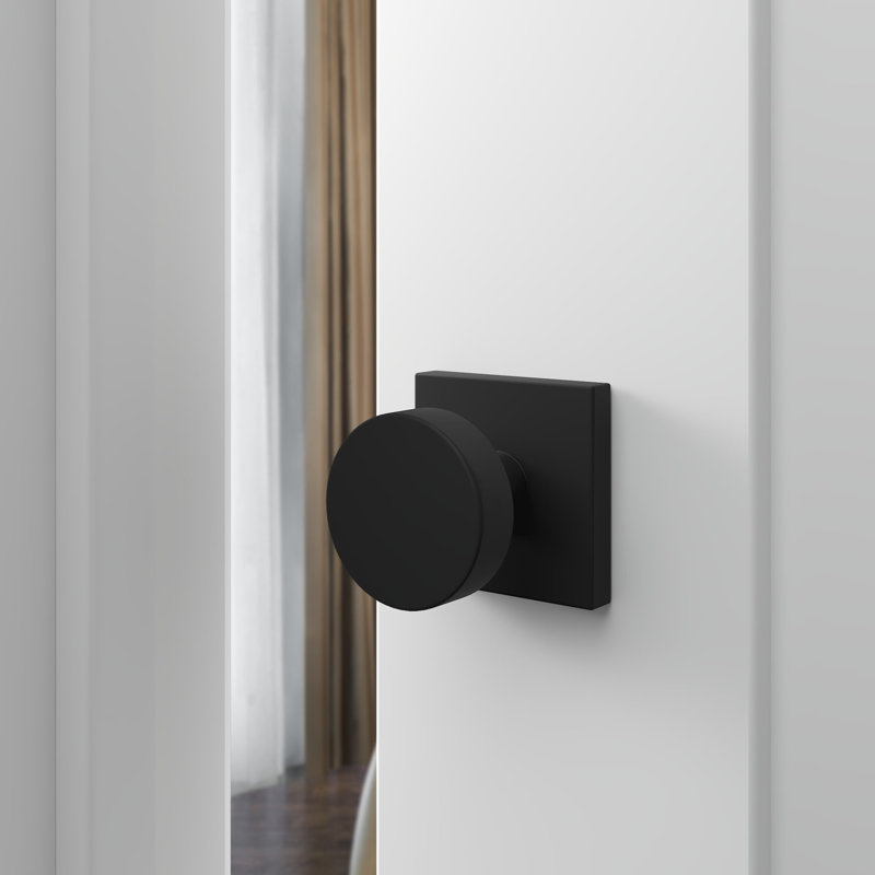 Passage (Hall & Closet) Door Knob, Black
