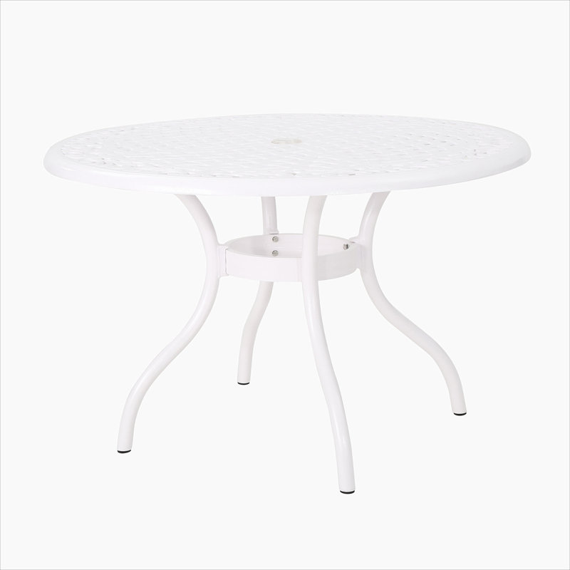PHOENIX 48IN ROUND TABLE, White