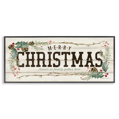 «Merry Christmas Friends & Family», art numérique par Stephanie Workman Marrott