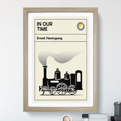 Book Cover in Our Time Ernest Hemingway - Picture Frame Graphic Art