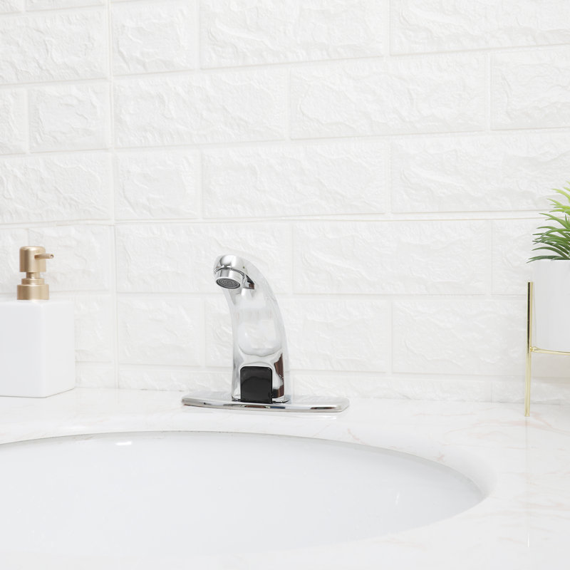 Robinet de lavabo automatique sans contact Dfi, Chrome poli