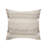 Gray Stripe Cotton Throw Pillow Cover
