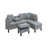 Tissu gris