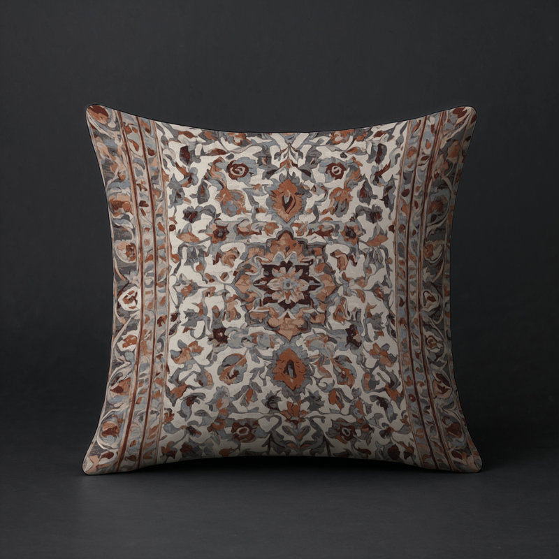 Coussin décoratif intérieur et extérieur Modern, Carré 16 po, Gris oriental 28