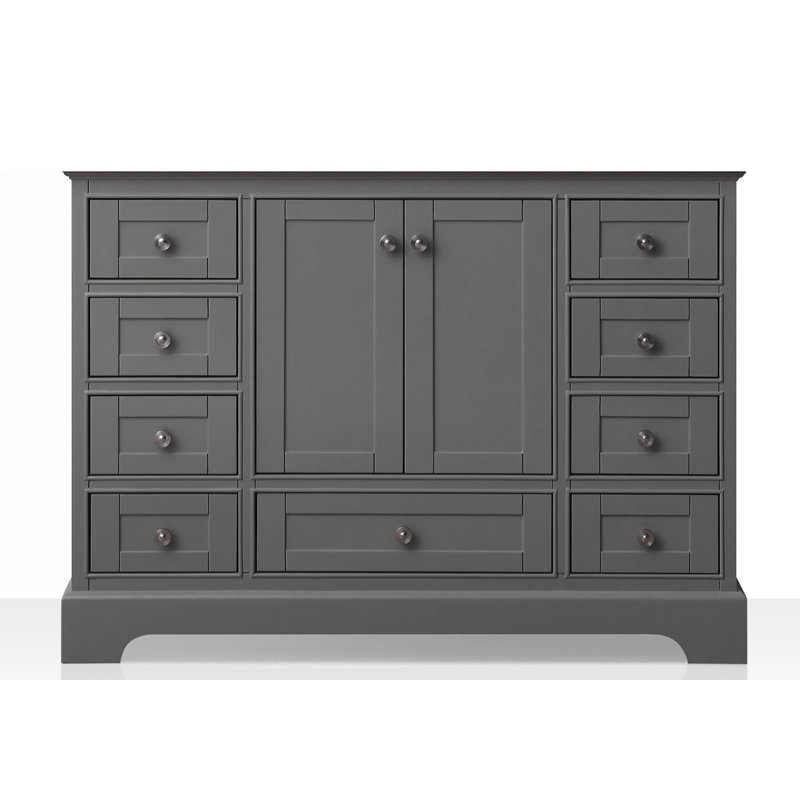 Audrey 47.13'' W Single Bathroom Vanity Base, Sapphire Gray