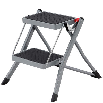 2 Step Ladder, Heavy Duty Steel, Folding