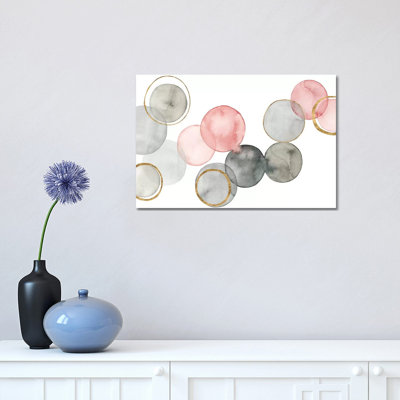 Gilded Spheres II by Grace Popp - Wrapped Canvas Painting