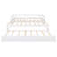 Lit de jour extensible avec couchette coulissante et structure en bois-125356230