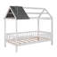 Lit simple en bois avec clôture-1824116078