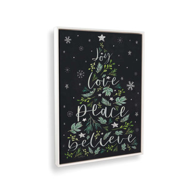 «Joy Christmas Trees» par Elizabeth Tyndall, reproduction d'art
