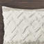 Housse de couette en coton 3 pièces double / grand, capitonnage en chenille, toucher, design, envers taupe, literie lavable pour lit double / grand, élégance, imprimé, machine
