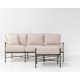 Lucier Upholstered Outdoor Ottoman with Cushion