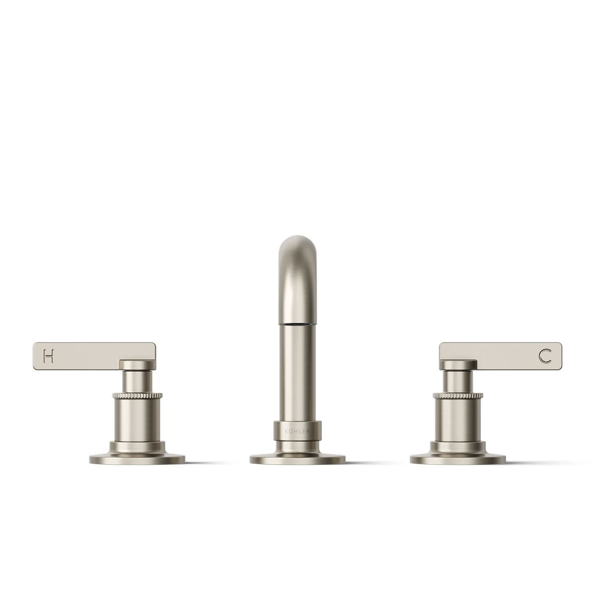 Castia Widespread Bathroom Faucet - 0.5 GPM, Vibrant Brushed Nickel