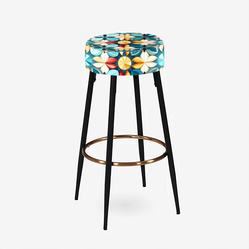 Inner Harmony Exploration Mediation - Ensemble de 2 tabourets de bar Ikat