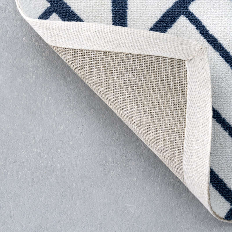 Tousignant Geometric Indoor / Outdoor Rug, Runner 2'6" x 8'